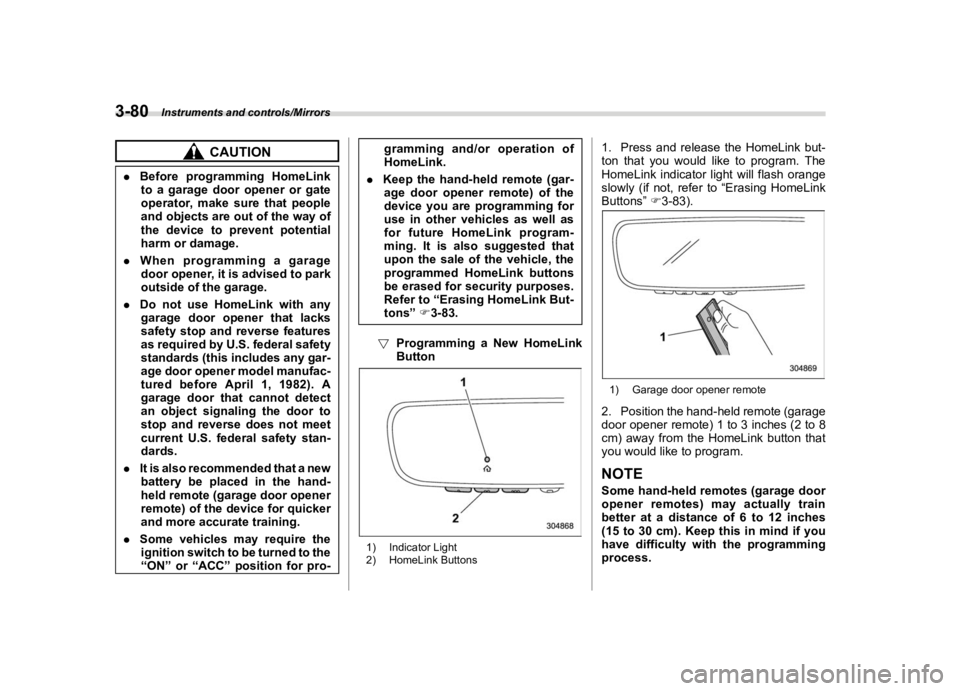 SUBARU IMPREZA 2020  Owners Manual �������

