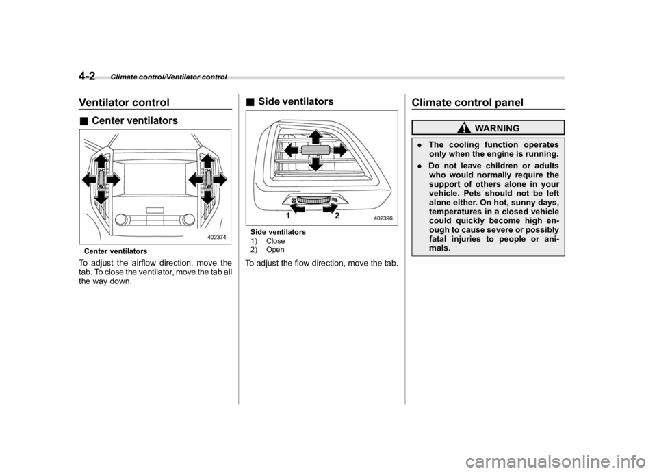 SUBARU IMPREZA 2020  Owners Manual �������
