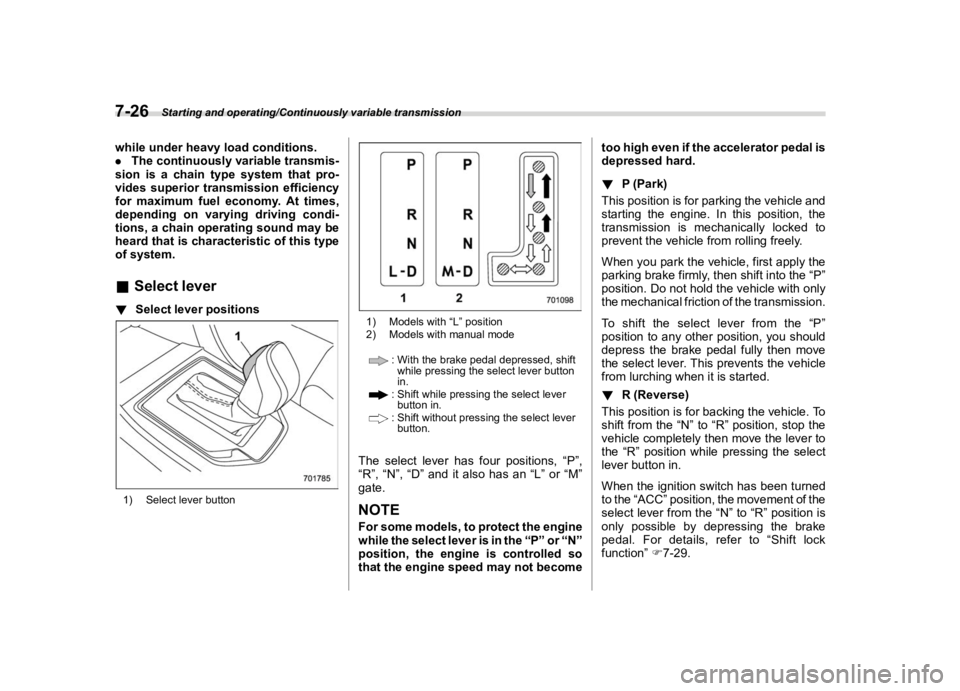 SUBARU IMPREZA 2020  Owners Manual �������
