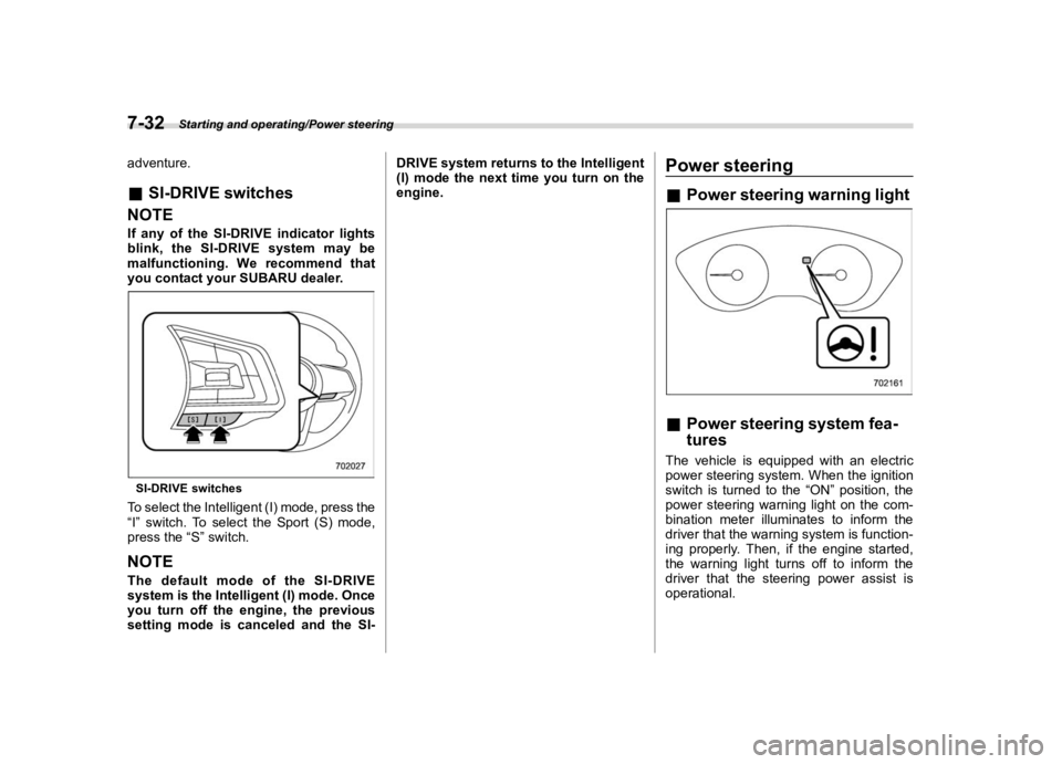 SUBARU IMPREZA 2020  Owners Manual �������
