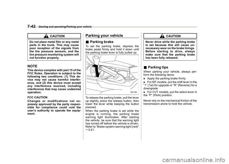 SUBARU IMPREZA 2020  Owners Manual �������
