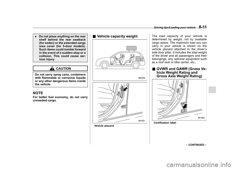 SUBARU IMPREZA 2020  Owners Manual �������
