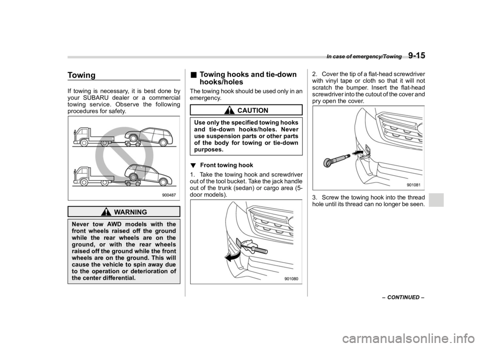 SUBARU IMPREZA 2020  Owners Manual �������
