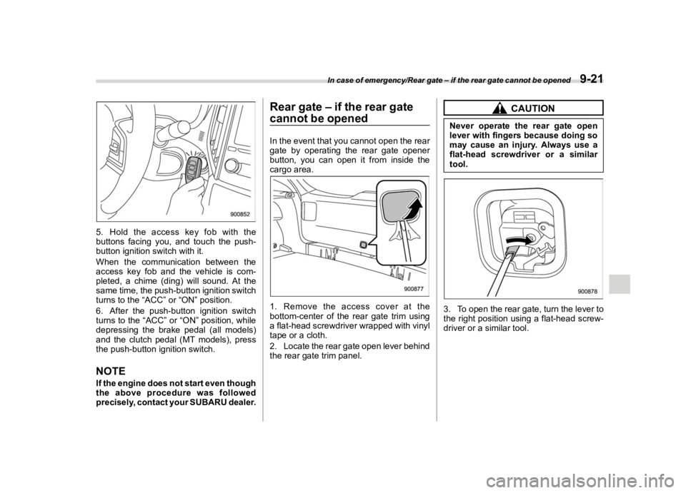 SUBARU IMPREZA 2020  Owners Manual �������
