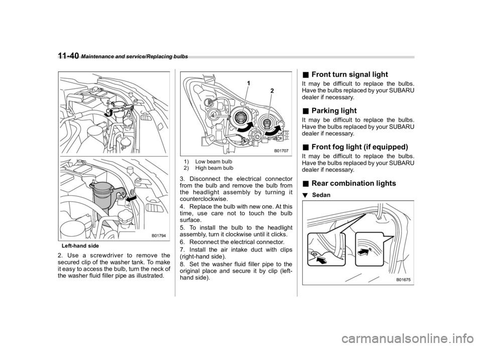 SUBARU IMPREZA 2020  Owners Manual �������
