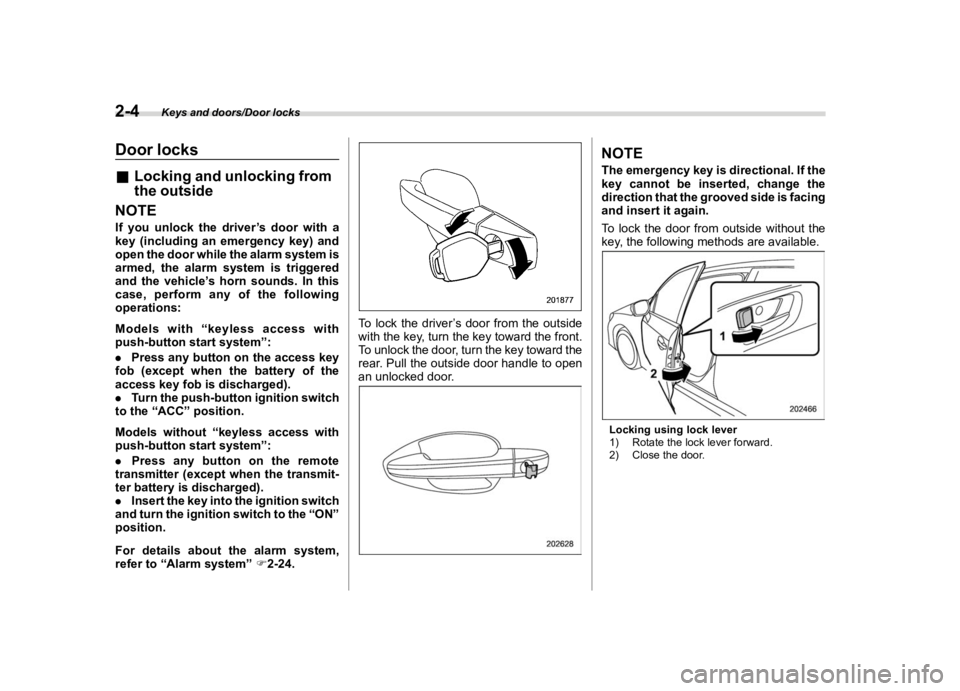 SUBARU WRX 2020  Owners Manual �������
