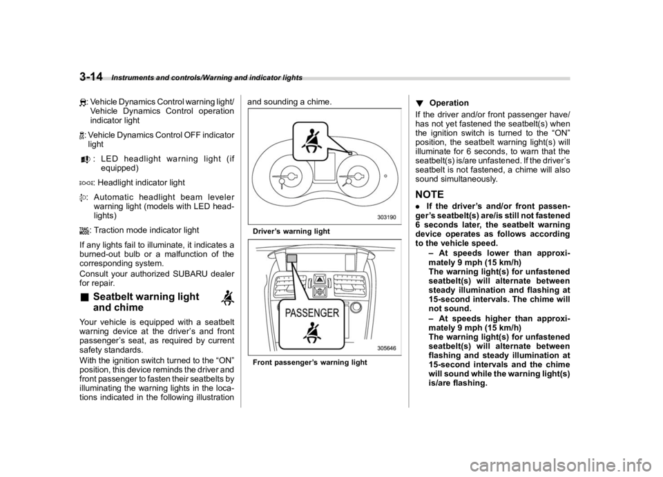SUBARU WRX 2020  Owners Manual �������
