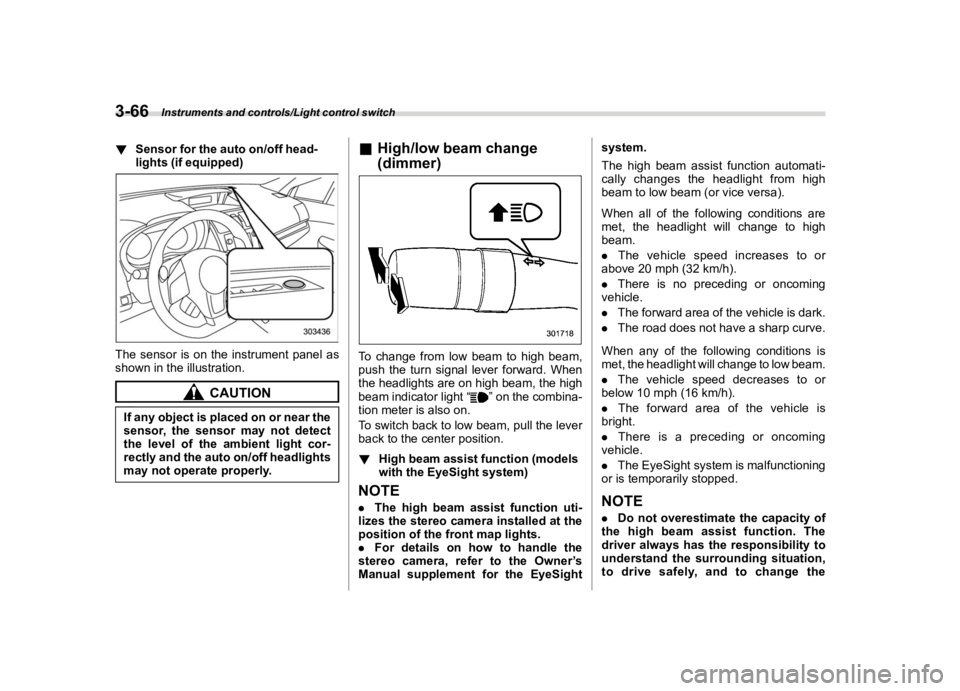SUBARU WRX 2020  Owners Manual �������
