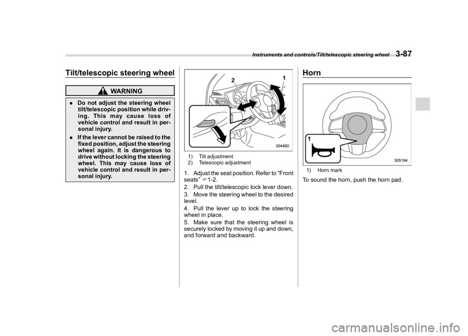 SUBARU WRX 2020  Owners Manual �������
