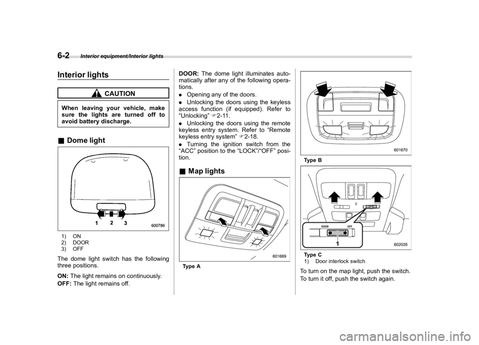 SUBARU WRX 2020  Owners Manual �������
