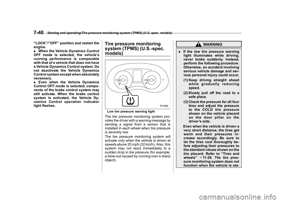 SUBARU WRX 2020  Owners Manual �������
