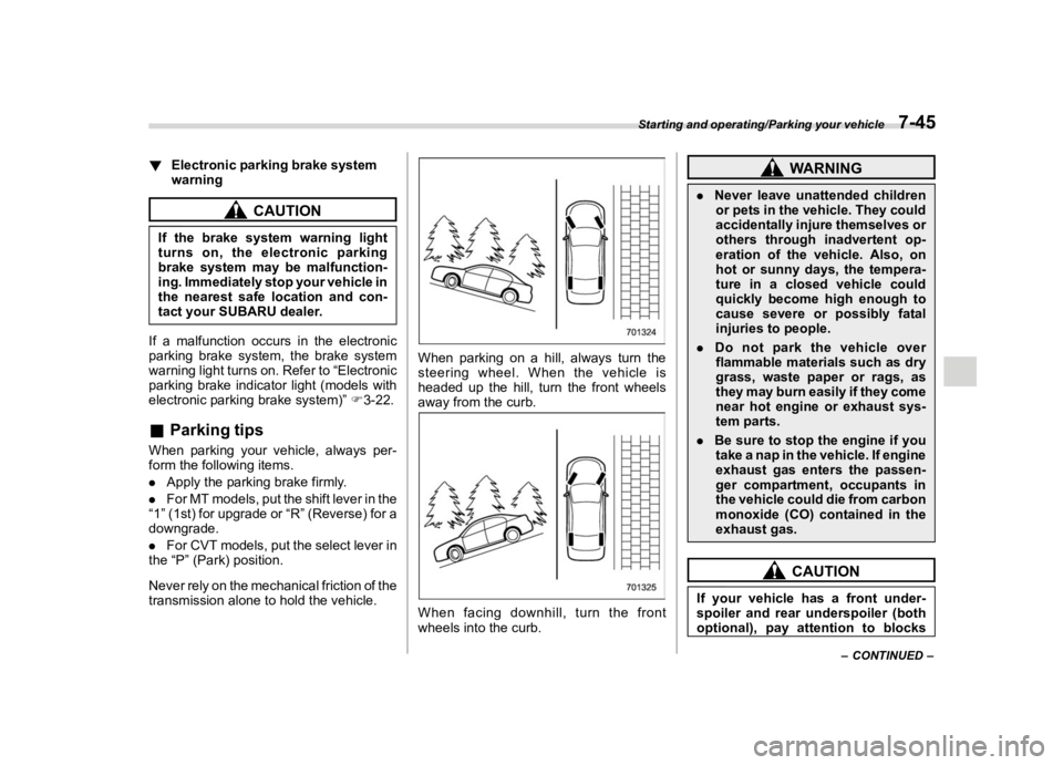 SUBARU WRX 2020  Owners Manual �������
