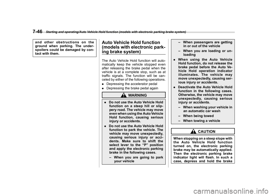 SUBARU WRX 2020  Owners Manual �������
