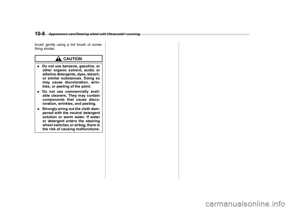 SUBARU WRX 2020  Owners Manual �������
