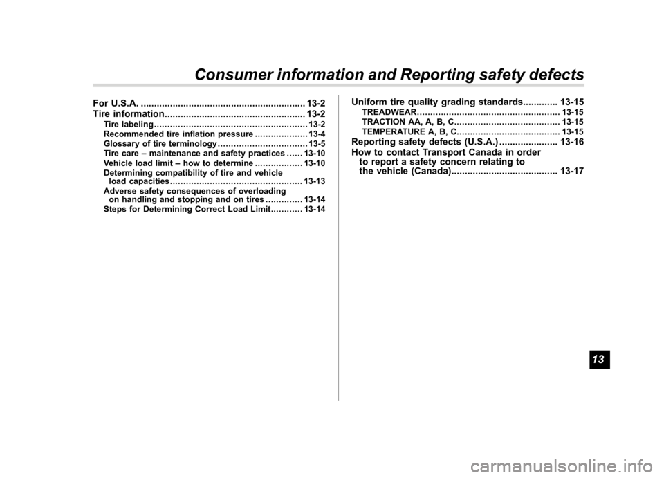 SUBARU WRX 2020  Owners Manual �������

