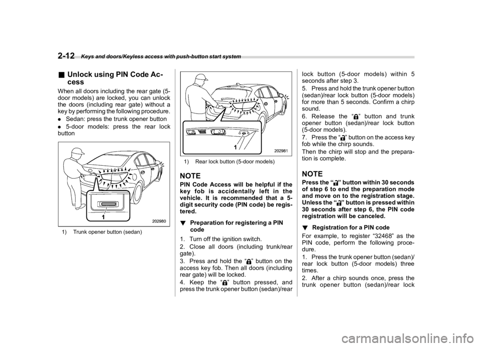 SUBARU IMPREZA 2019  Owners Manual  
������� 
