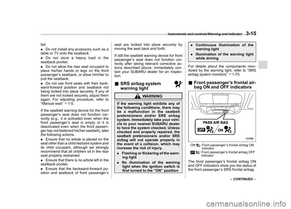 SUBARU IMPREZA 2019  Owners Manual  
������� 
