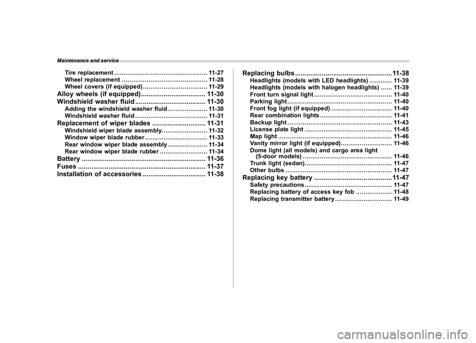 SUBARU IMPREZA 2019  Owners Manual  
������� 

