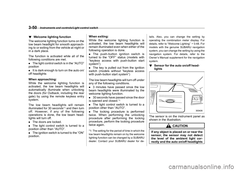 SUBARU LEGACY 2019  Owners Manual �������
