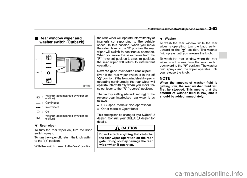 SUBARU LEGACY 2019  Owners Manual �������
