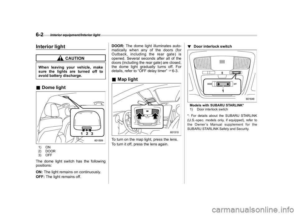 SUBARU LEGACY 2019  Owners Manual �������
