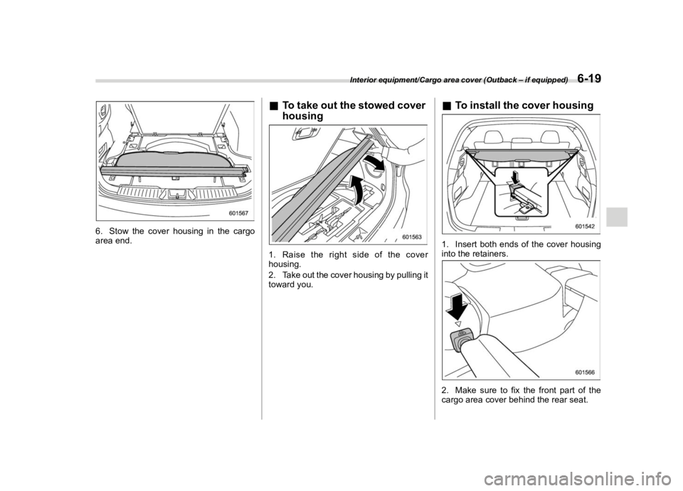 SUBARU LEGACY 2019  Owners Manual �������
