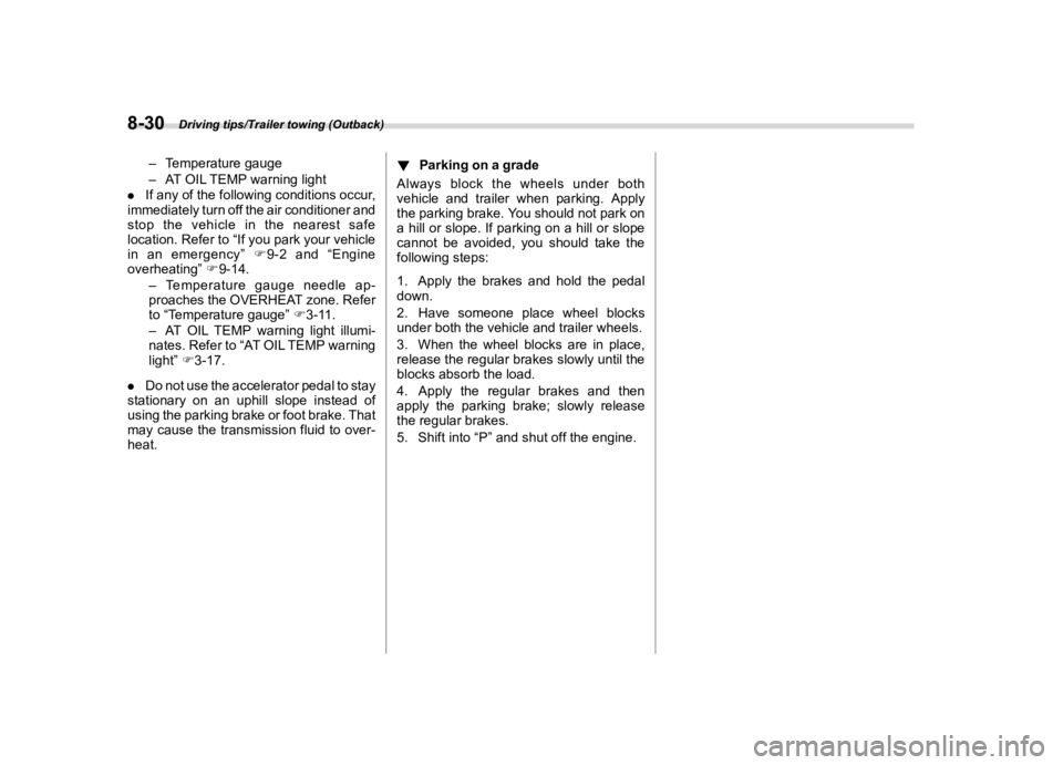 SUBARU OUTBACK 2019  Owners Manual �������

