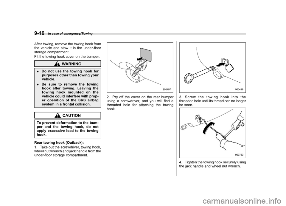 SUBARU OUTBACK 2019  Owners Manual �������
