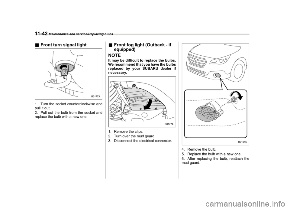 SUBARU OUTBACK 2019  Owners Manual �������
