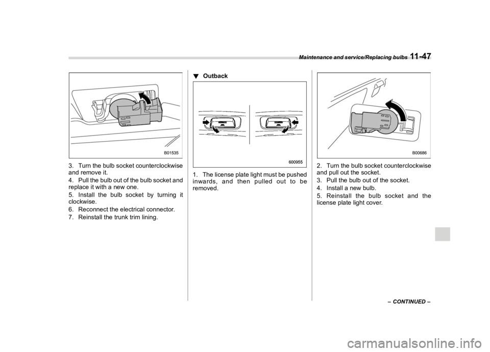 SUBARU OUTBACK 2019  Owners Manual �������
