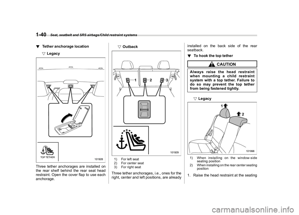 SUBARU OUTBACK 2019 Manual PDF ������
