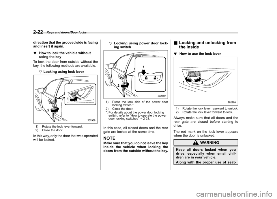 SUBARU CROSSTREK 2019  Owners Manual  
������� 
