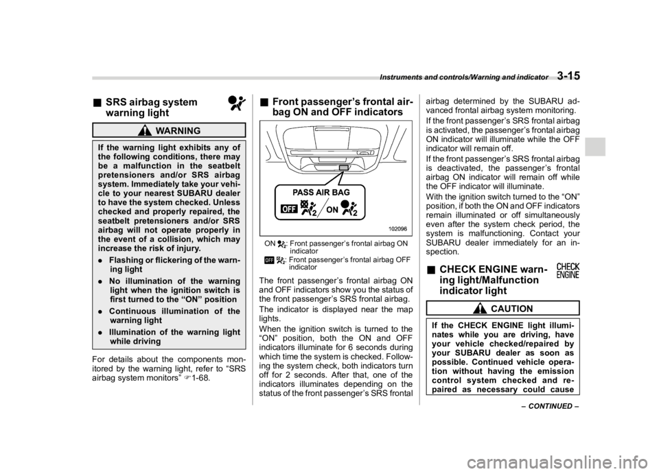 SUBARU CROSSTREK 2019  Owners Manual  
������� 
