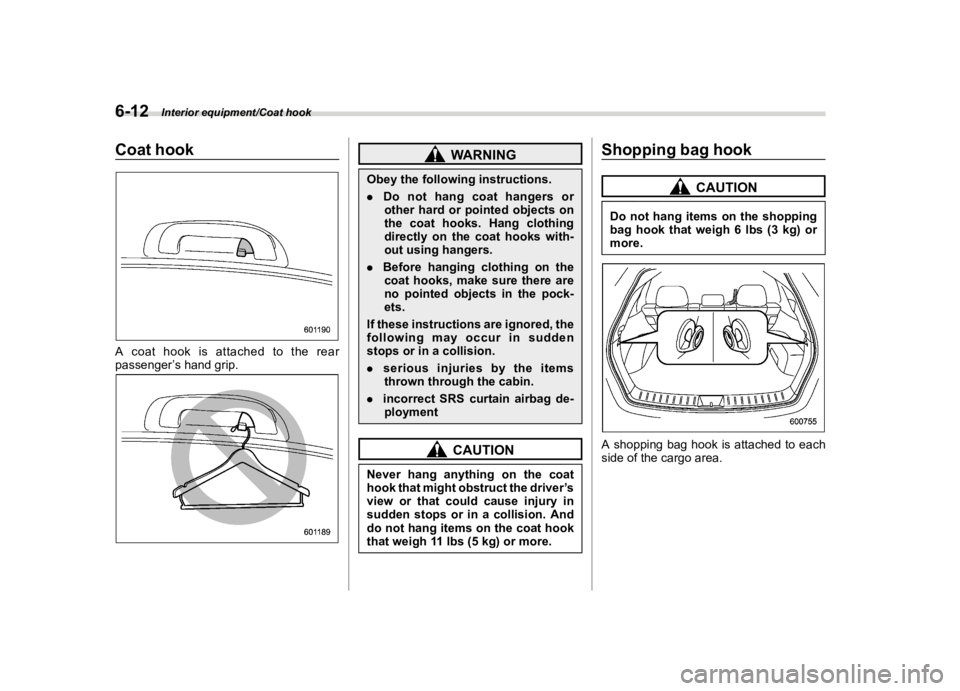 SUBARU CROSSTREK 2019  Owners Manual  
������� 
