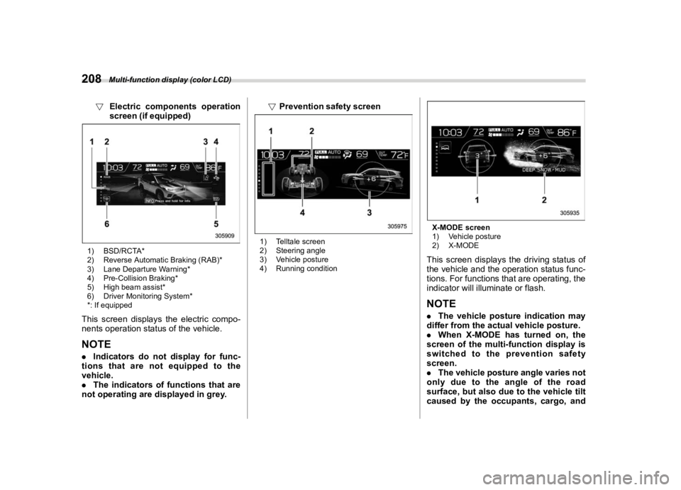 SUBARU FORESTER 2019  Owners Manual �������
