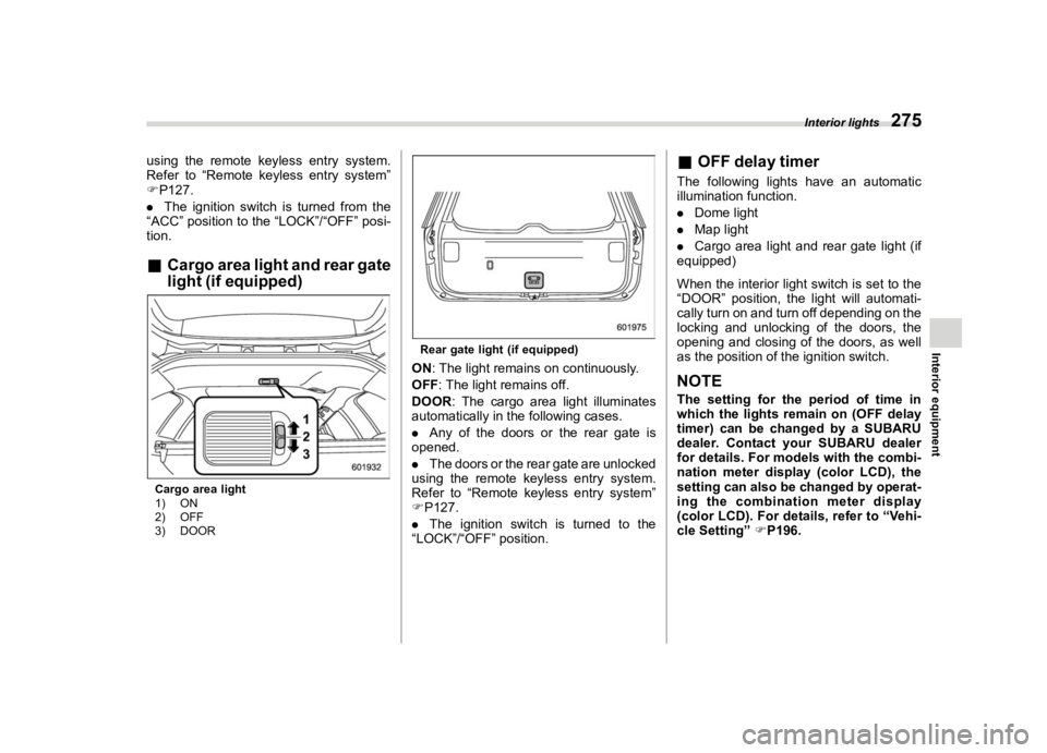 SUBARU FORESTER 2019  Owners Manual �������
