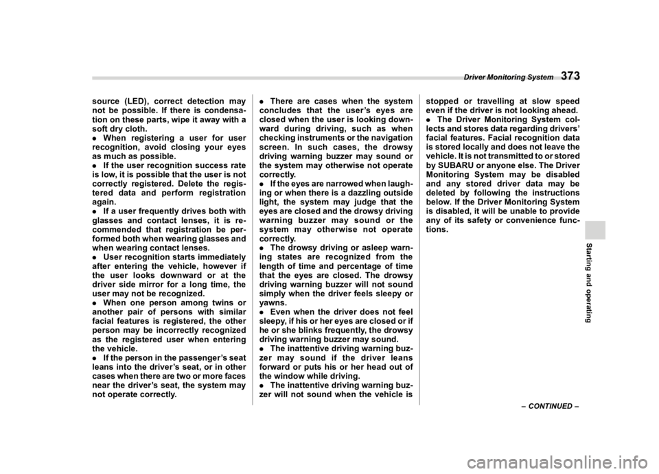 SUBARU FORESTER 2019  Owners Manual �������
