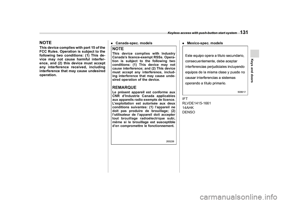 SUBARU ASCENT 2019  Owners Manual  
������� 
