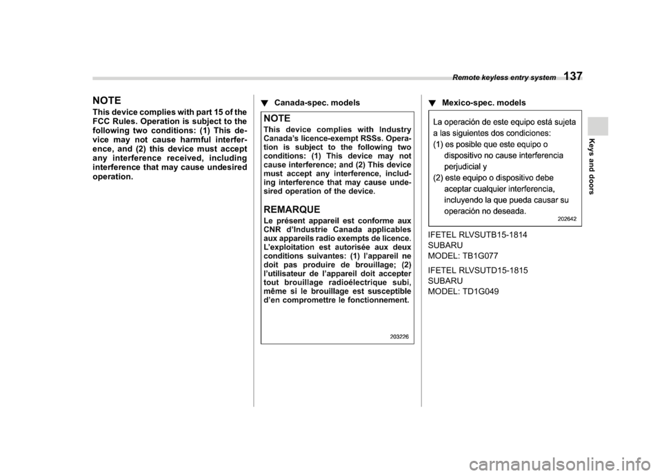 SUBARU ASCENT 2019  Owners Manual  
������� 
