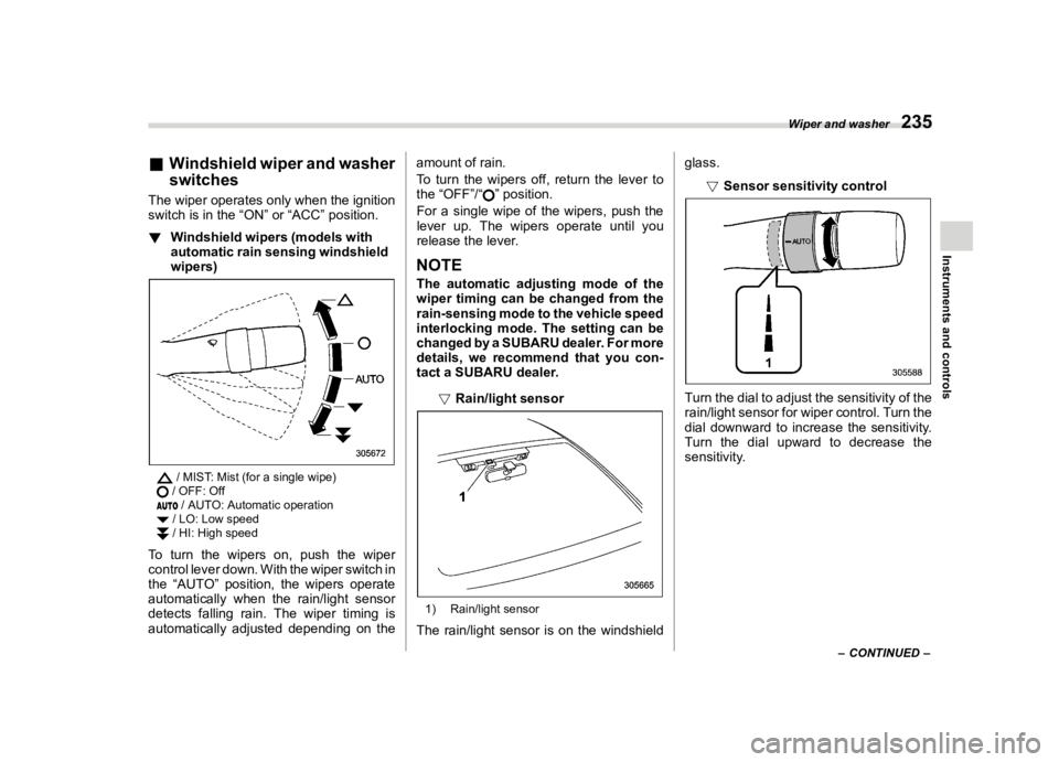 SUBARU ASCENT 2019  Owners Manual  
������� 
