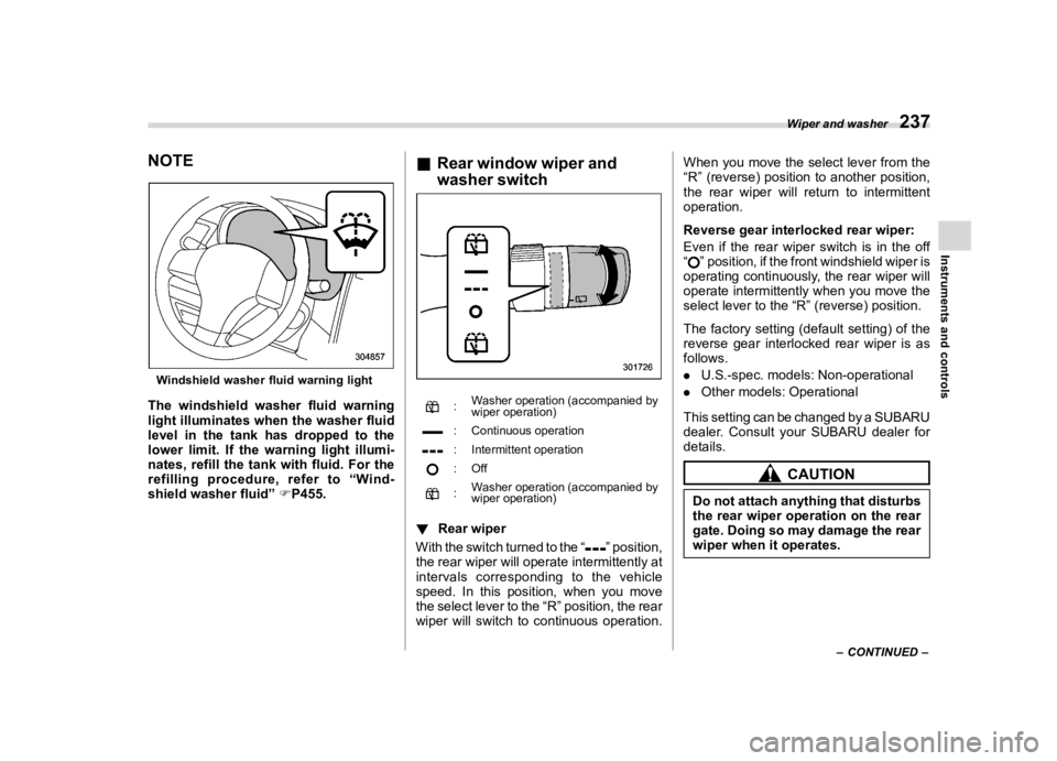 SUBARU ASCENT 2019  Owners Manual  
������� 
