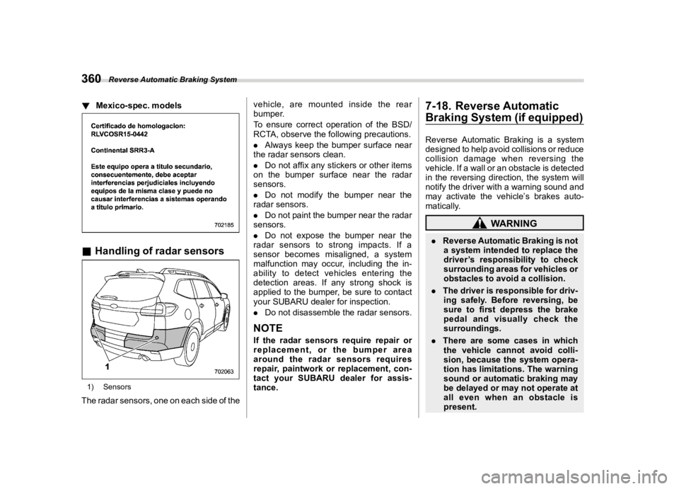 SUBARU ASCENT 2019  Owners Manual  
������� 
