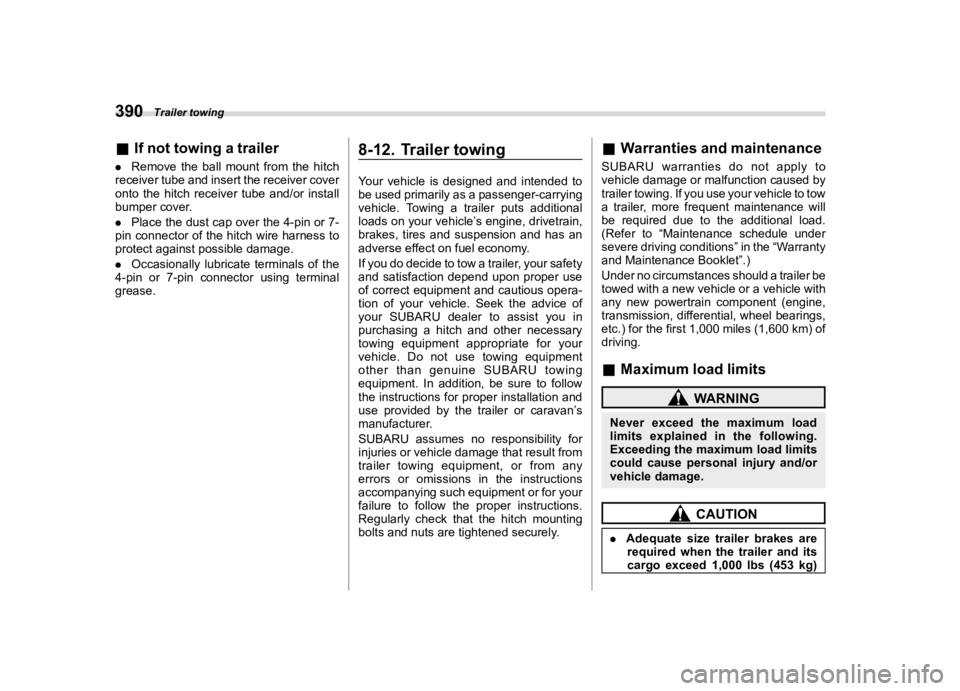 SUBARU ASCENT 2019  Owners Manual  
������� 
