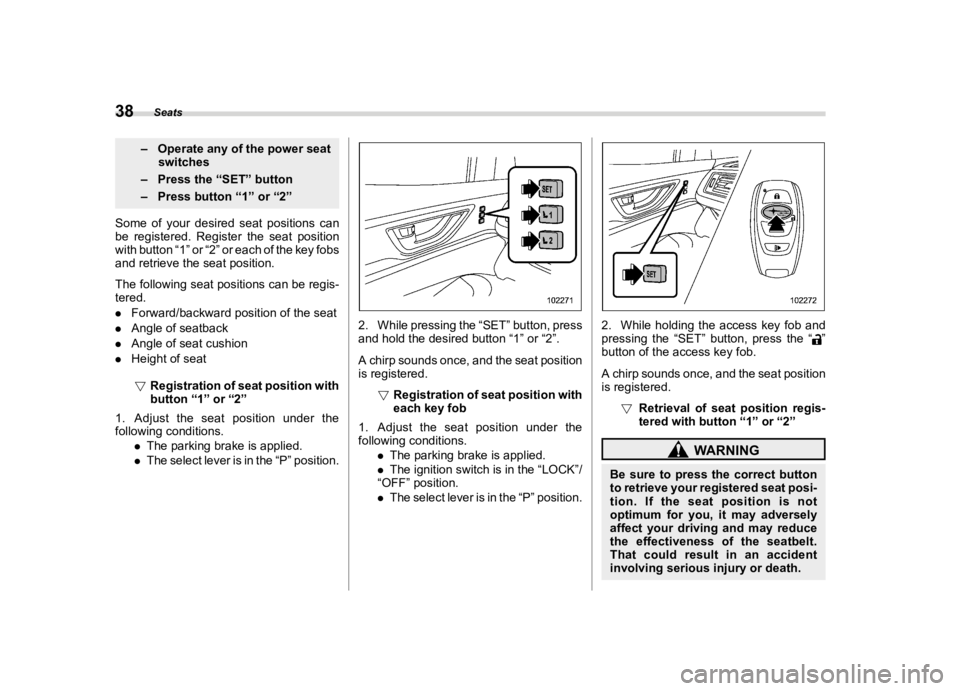 SUBARU ASCENT 2019 Service Manual  
������ 

