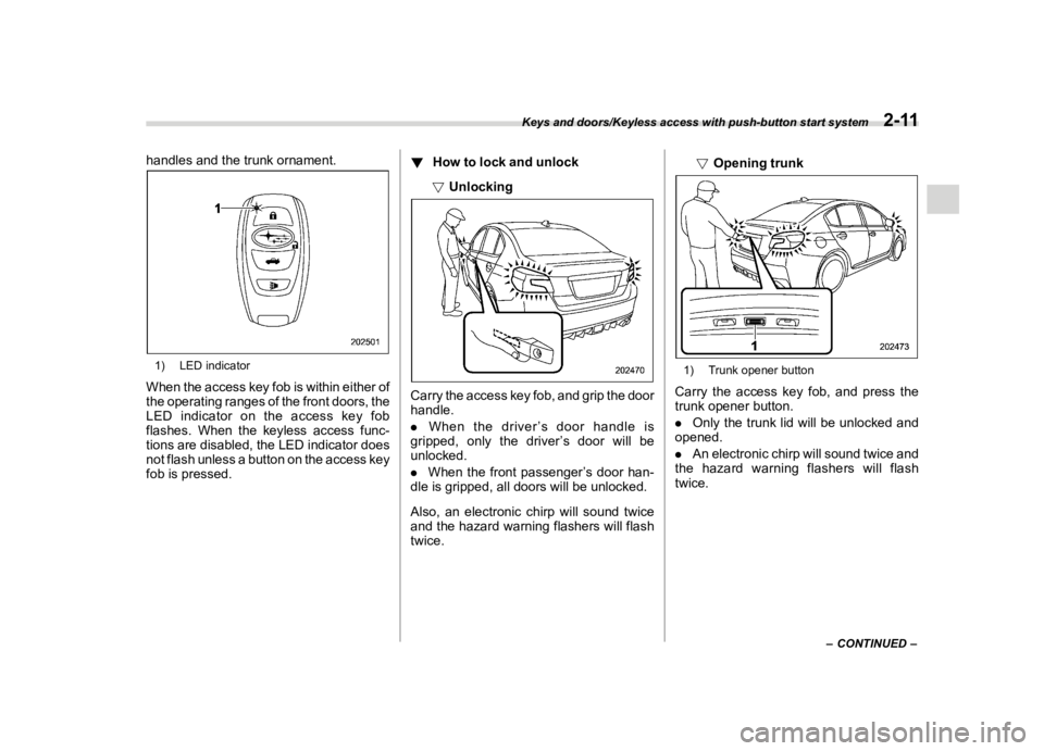 SUBARU WRX 2019  Owners Manual  
������� 
