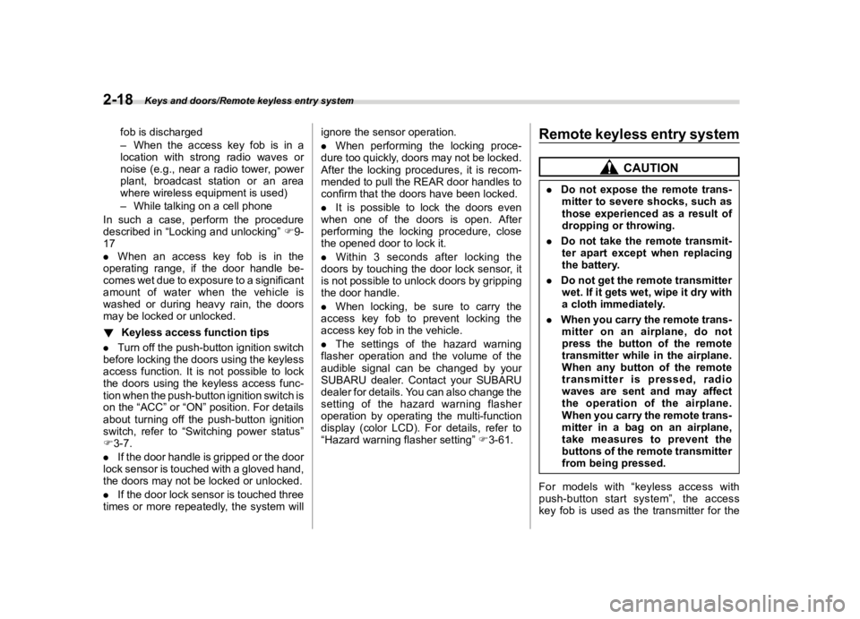 SUBARU WRX 2019  Owners Manual  
�� ����� 
