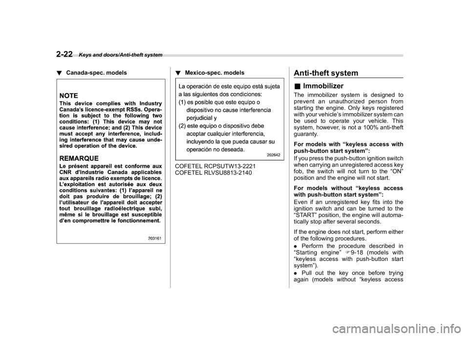 SUBARU WRX 2019  Owners Manual  
������� 
