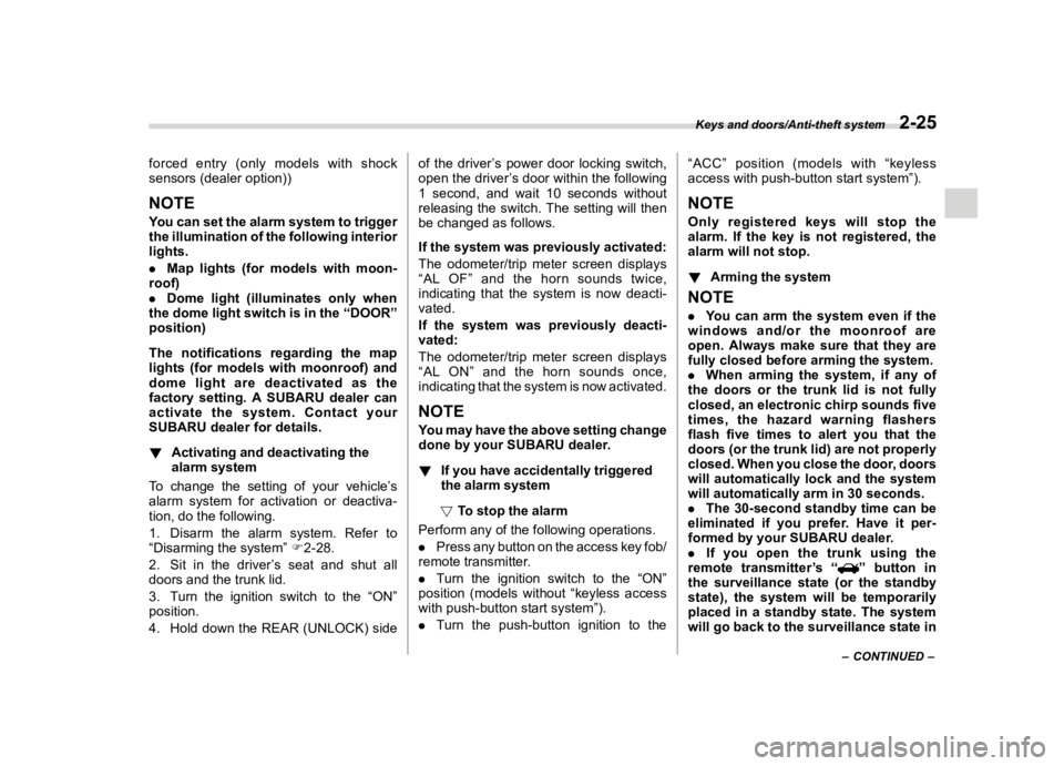 SUBARU WRX 2019  Owners Manual  
������� 
