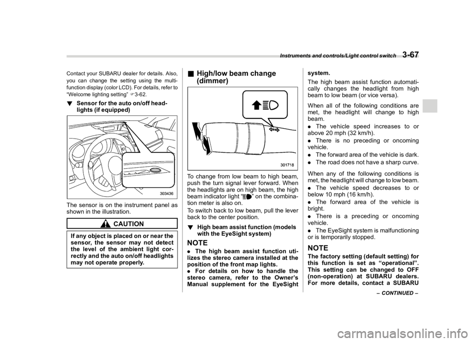 SUBARU WRX 2019  Owners Manual  
������� 
