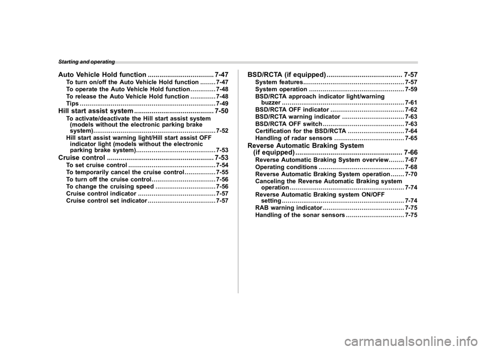 SUBARU WRX 2019  Owners Manual  
������� 

